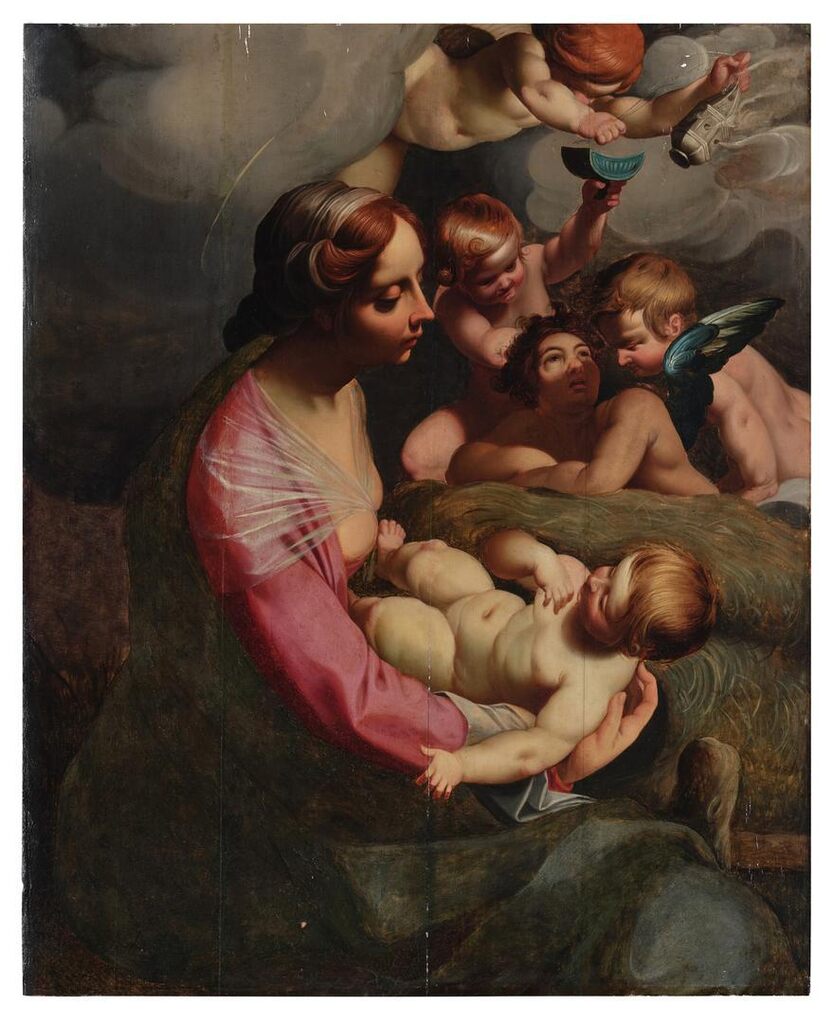 Madonna and Child with Angels