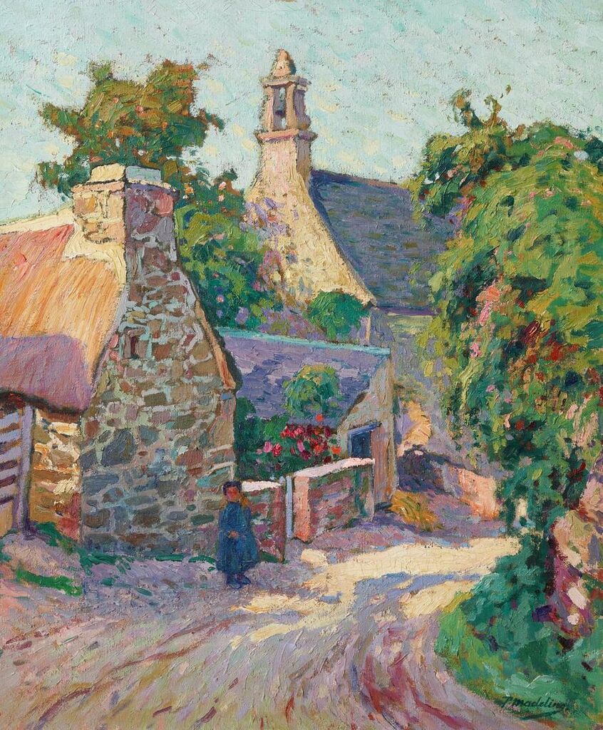 Cour de ferme en Bretagne
