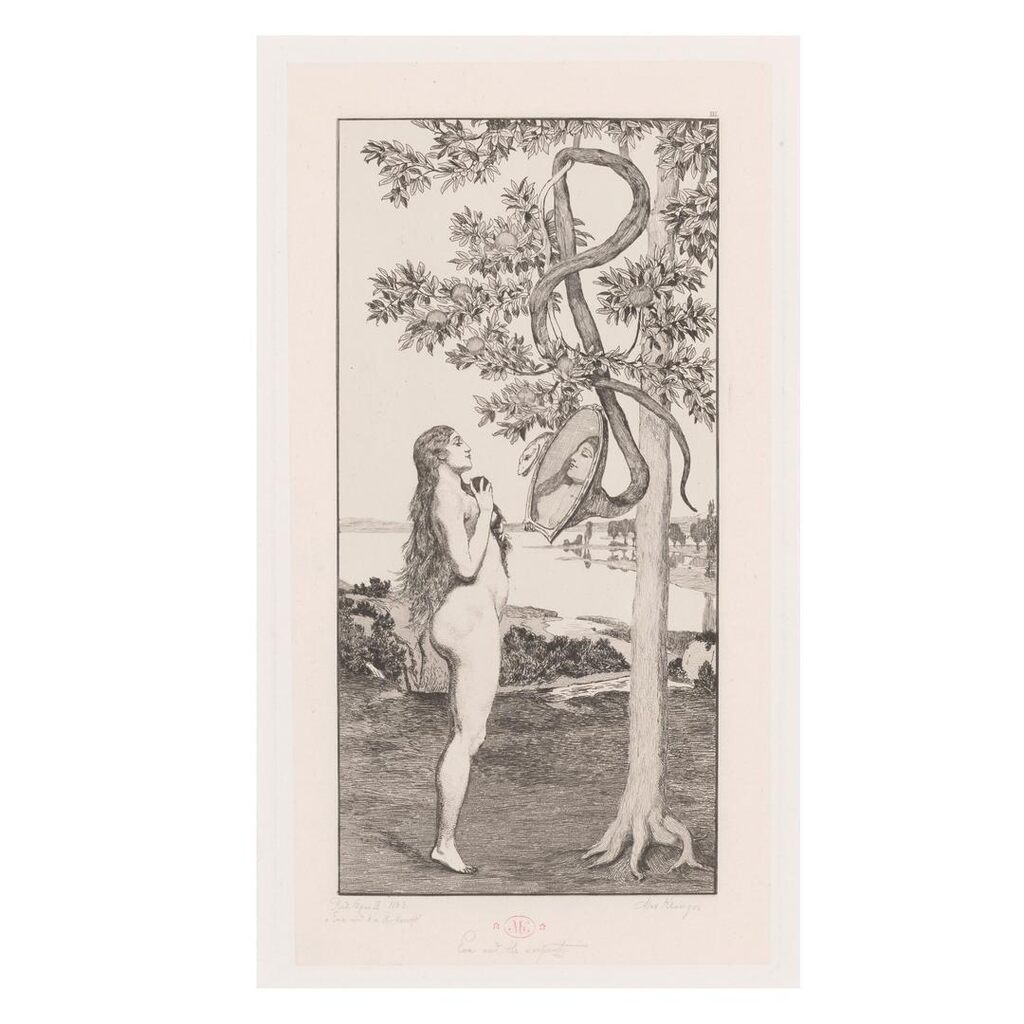 Die Schlange, from Eva und die Zukunft (Singer 45 III/IX)