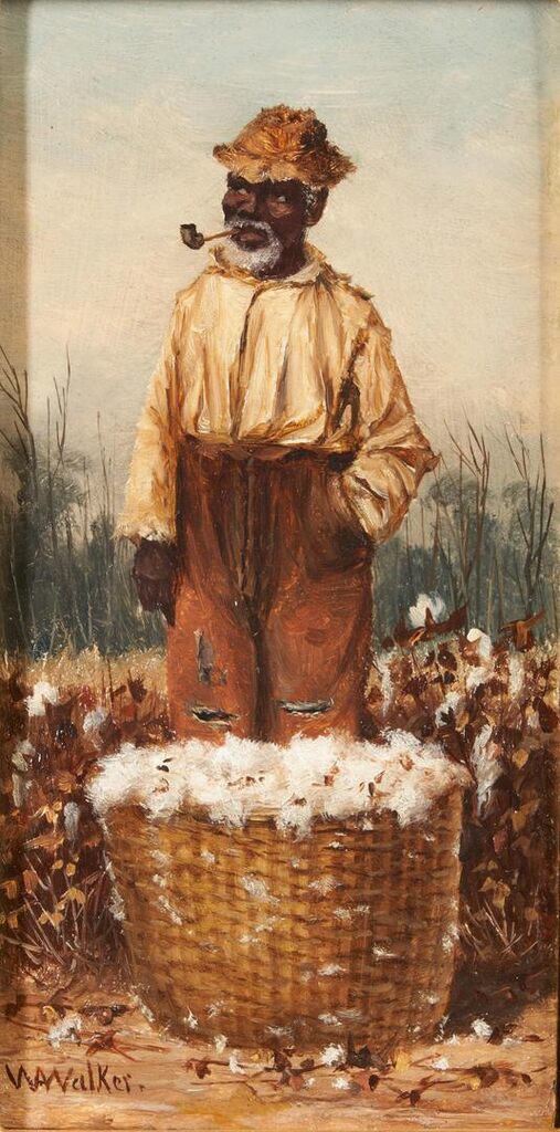 Man with a Basket of Cotton