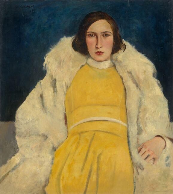 ”Dame in Gelb (Tänzerin)”