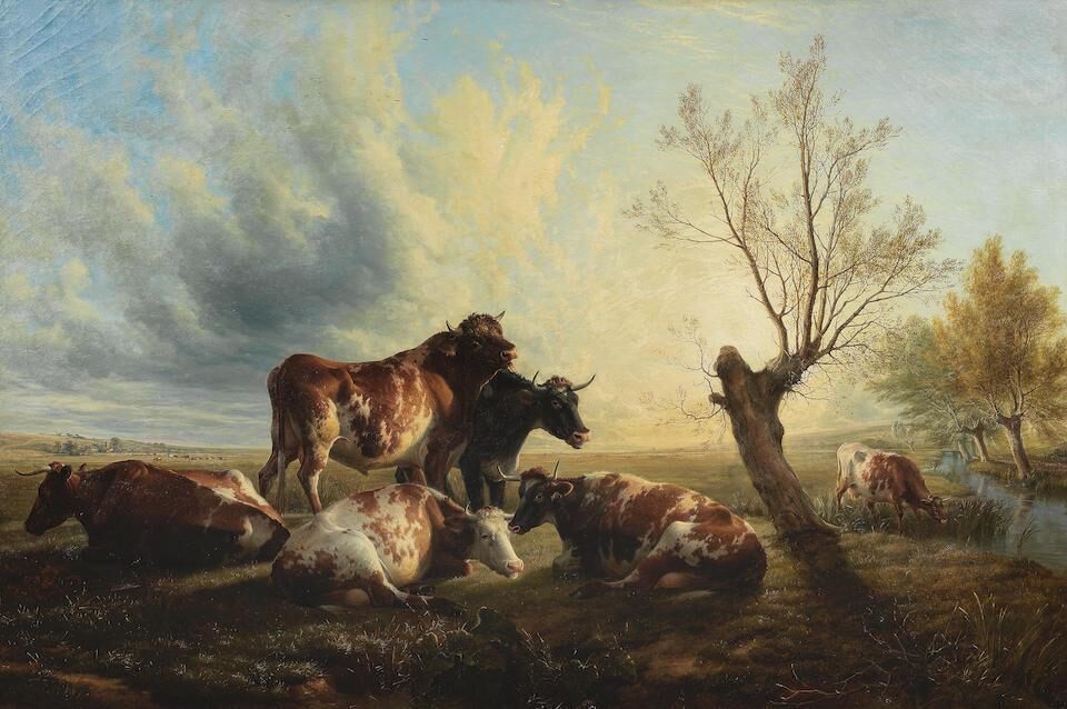 In the meadows at curfew hour