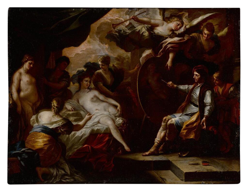 Zeuxis Painting Venus with the Maidens of Croton