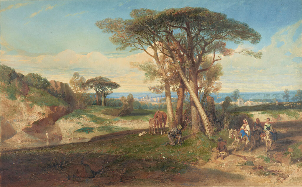 A study for Paysage (Don Quichotte)
