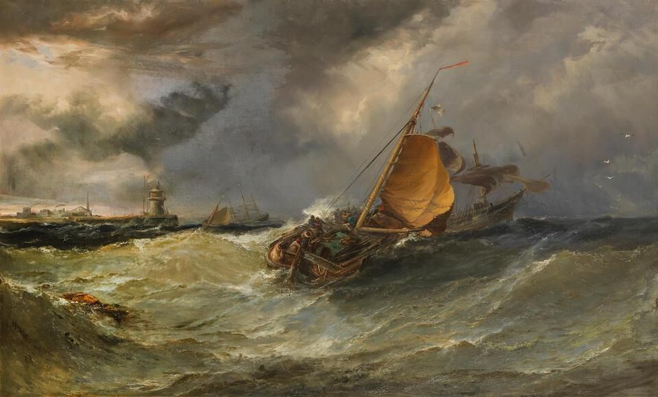 Shipping off a lighthouse