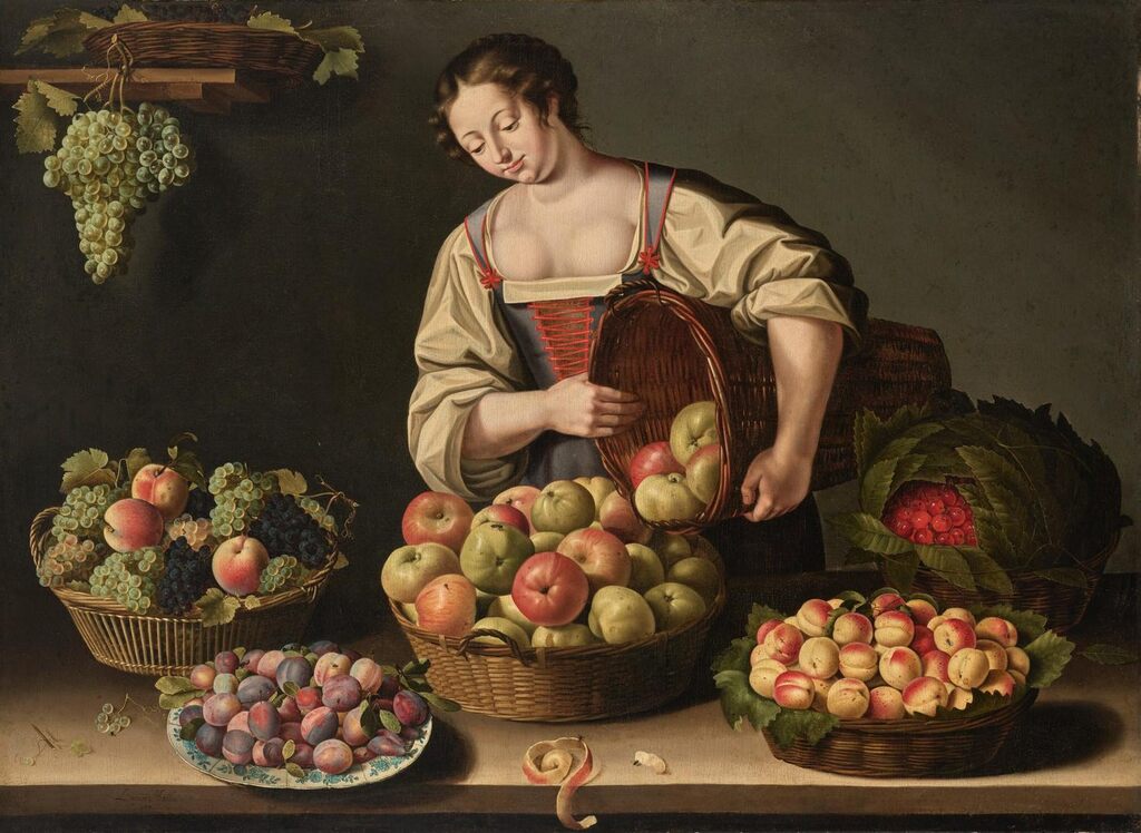 La Marchande de fruits ou Marchande de fruits à son étal