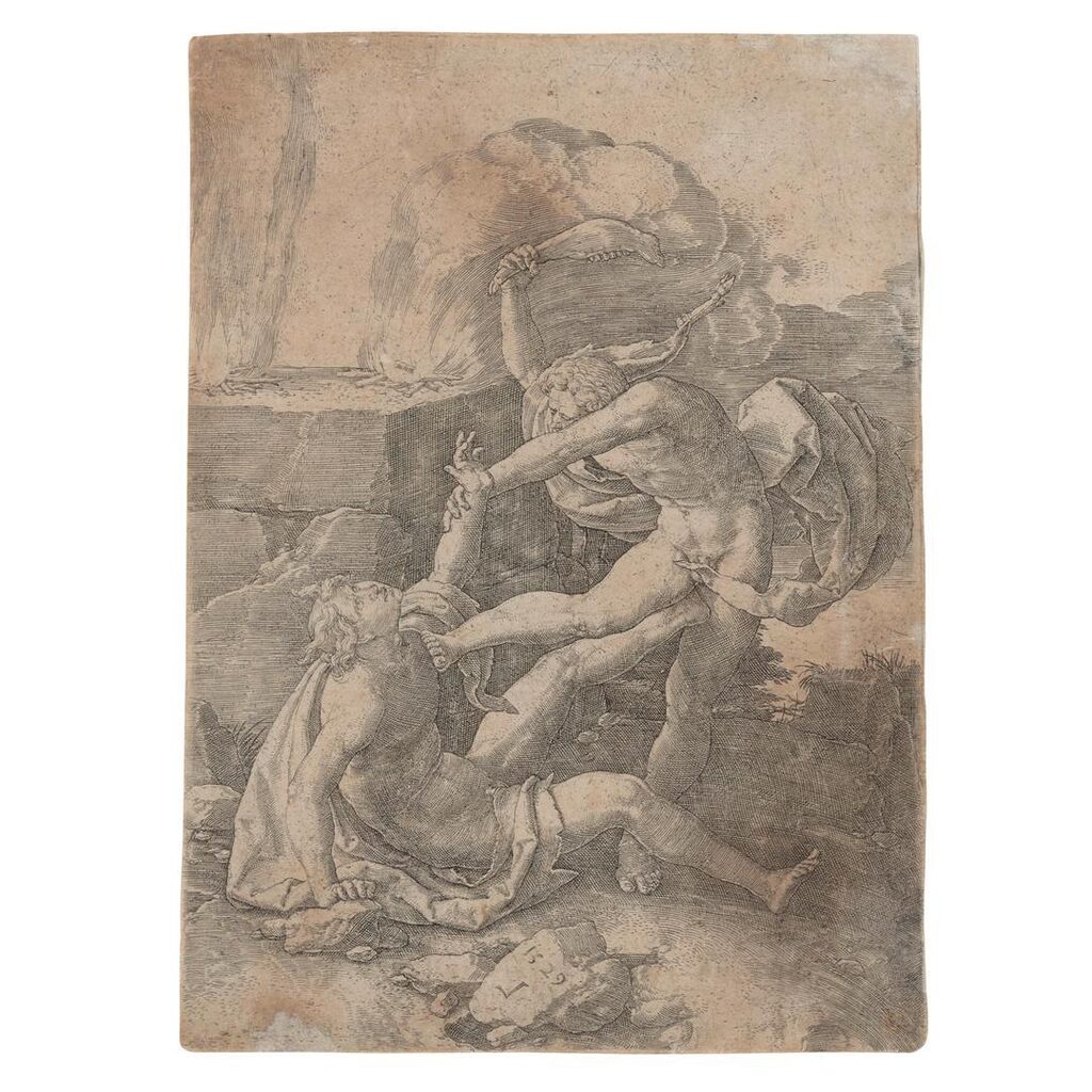 Cain Killing Abel (Bartsch 5, Hollstein 13)