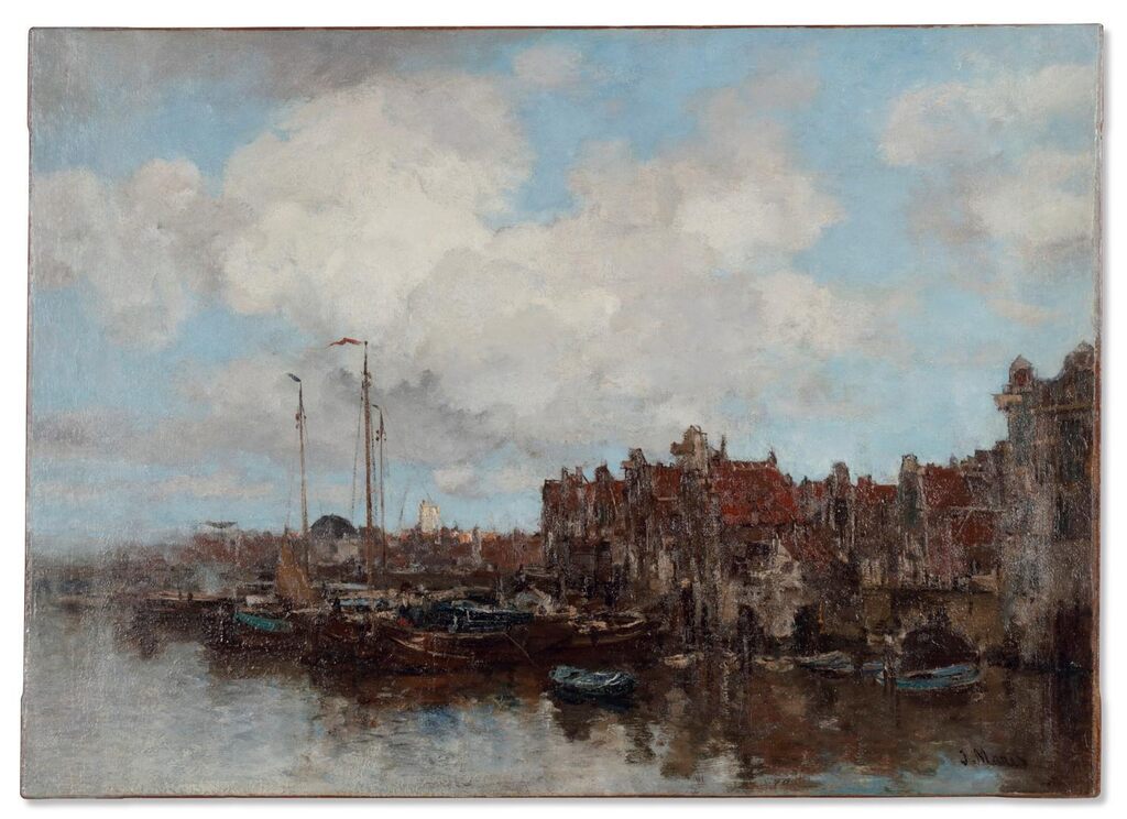 A harbour scene