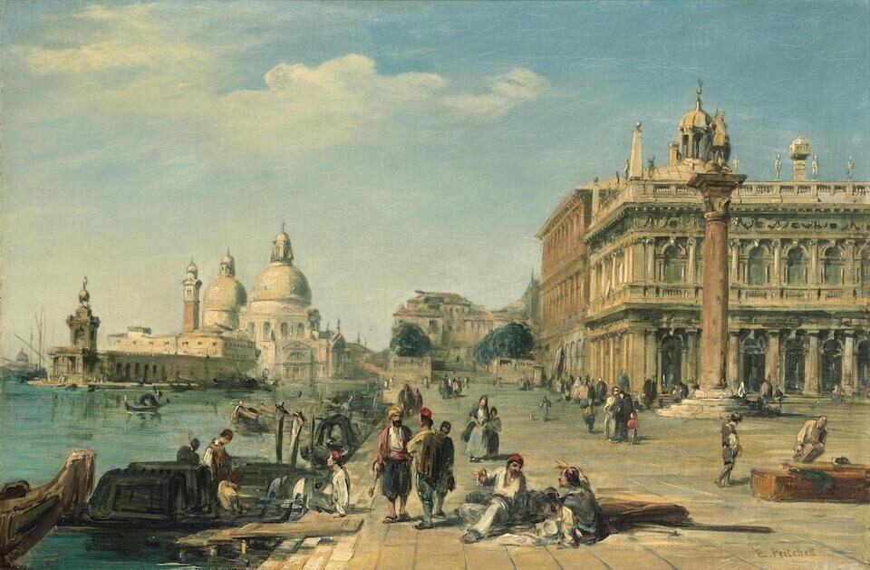 The Salute from St Marks, Venice