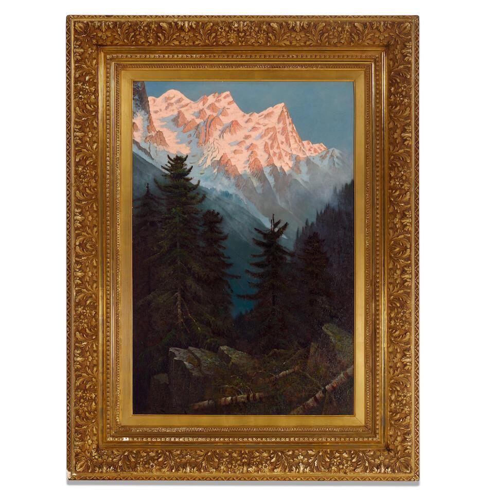 Castle Crags, Snowcapped Mountains