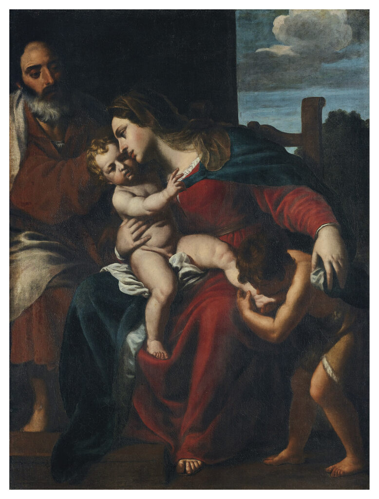 Sainte famille avec saint Jean Baptiste