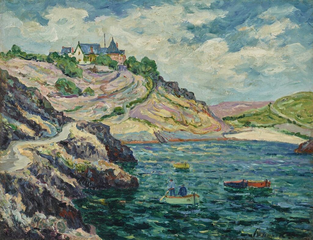 Le fond de l'anse de Port-Goulphar, Belle Ile