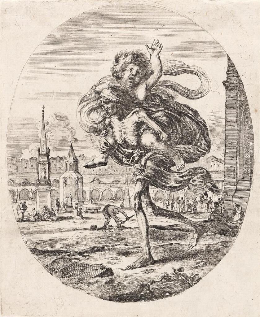 Death Carrying off a Child