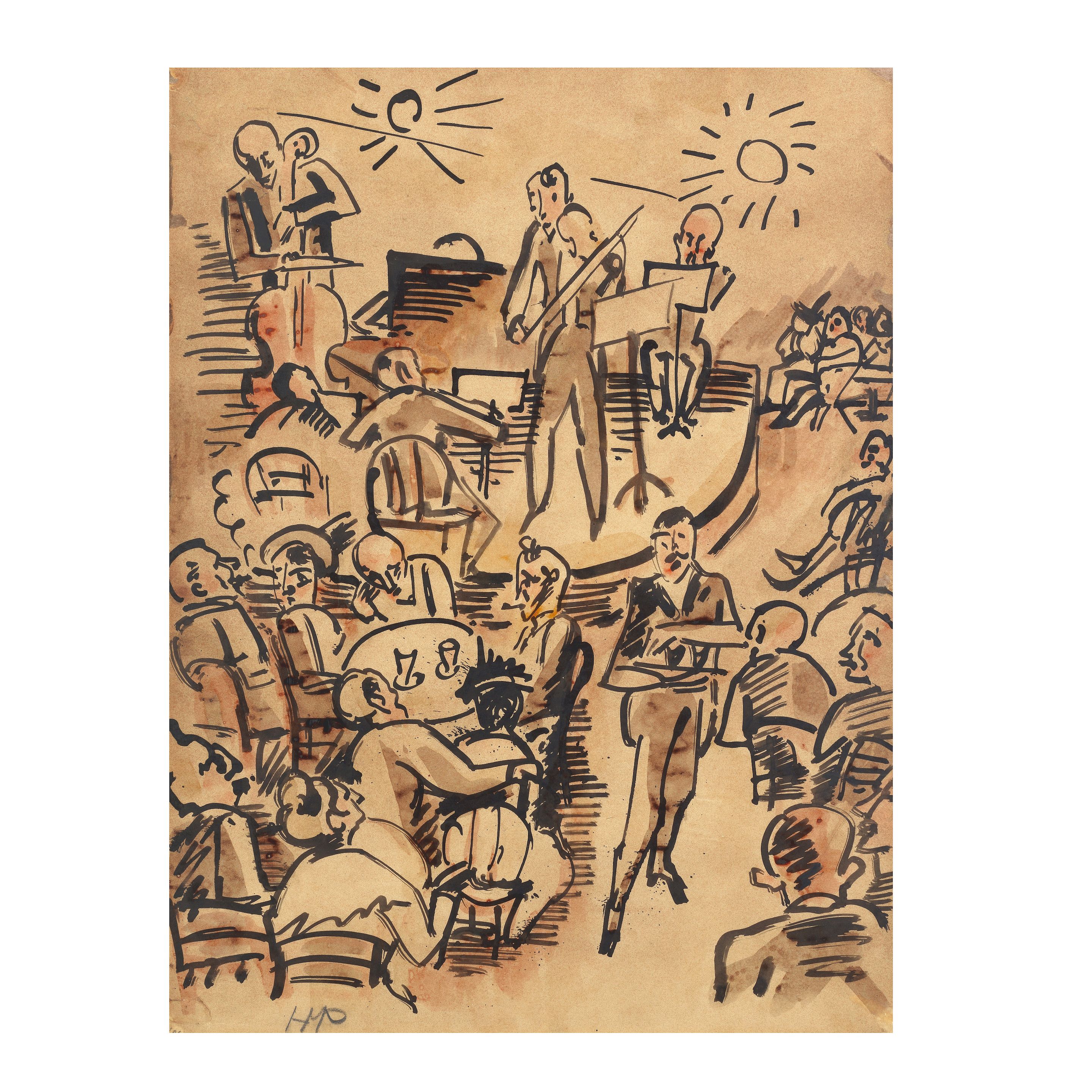 Das Orchester (Executed circa 1911)