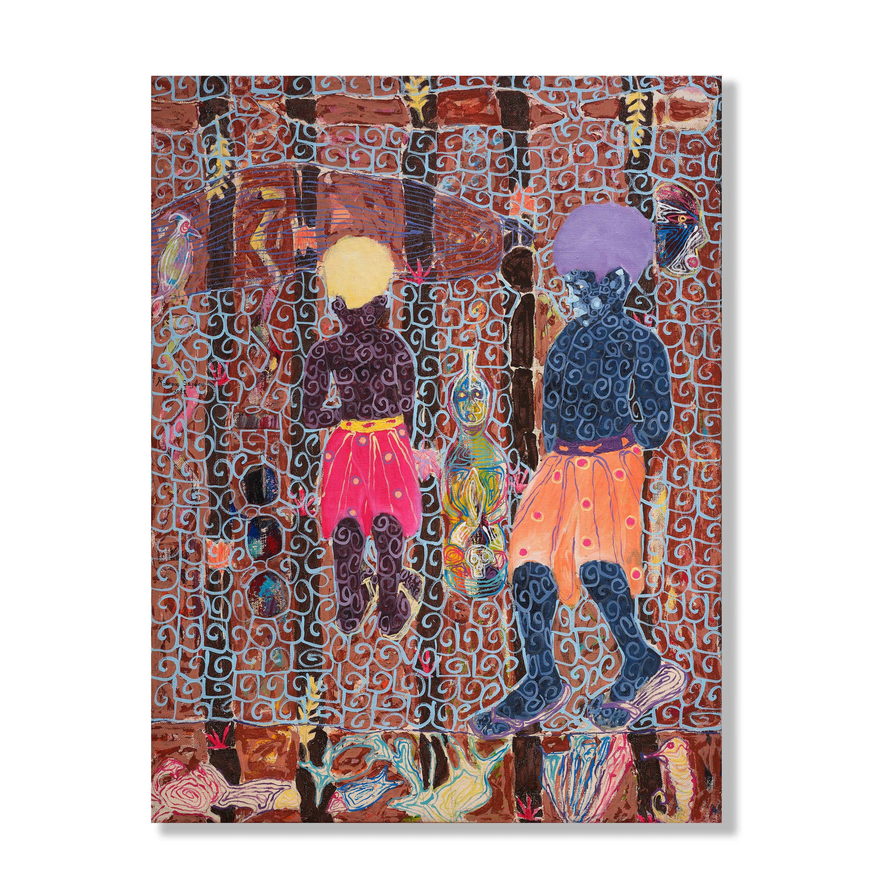 Ker bi ti pont bi (L'ombre qui est sur le pont) (Painted in 2021)