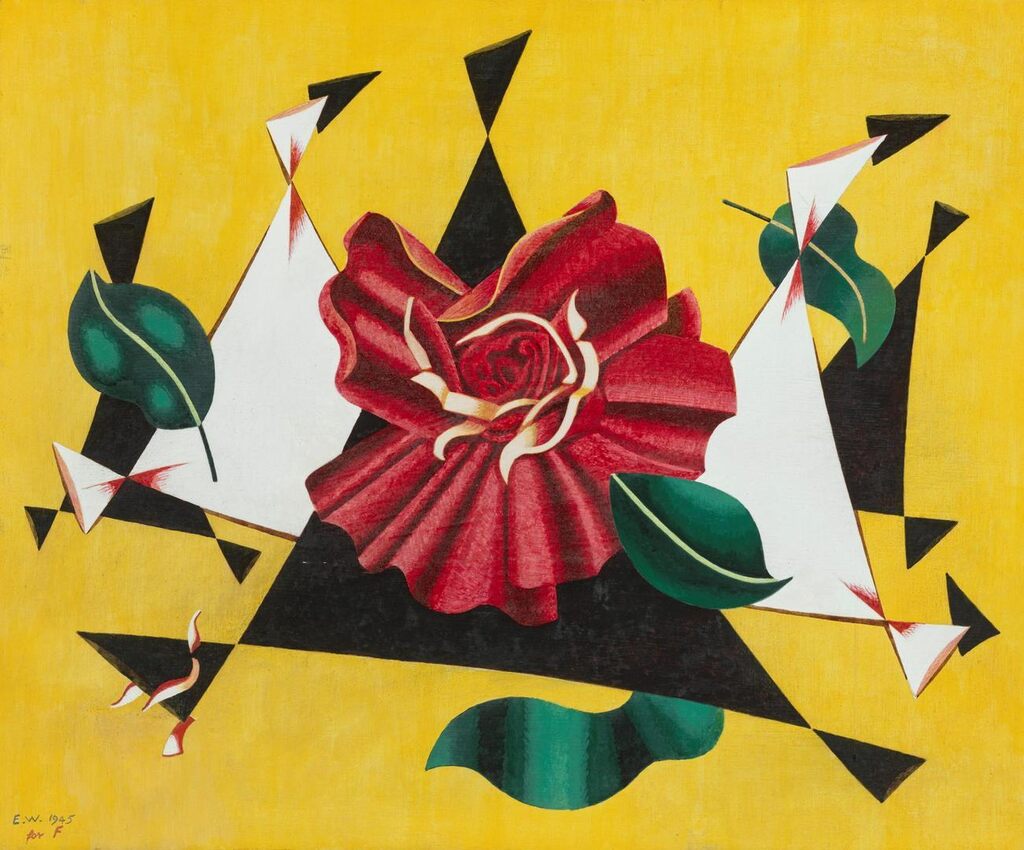 Abstract with Rose (for F.)