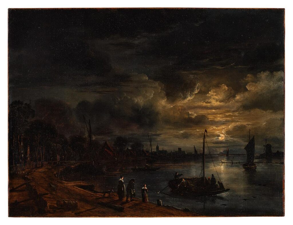 Moonlit Estuary