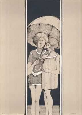 "Girl with Umbrella"