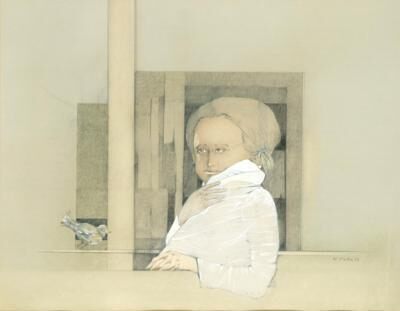 "Mädchen mit Sperling"