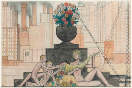 'L'ABONDANCE NOURISSANT LES ENFANTS DE L'AMÉRIQUE', A STUDY FOR THE CHICAGO BANK, 1928