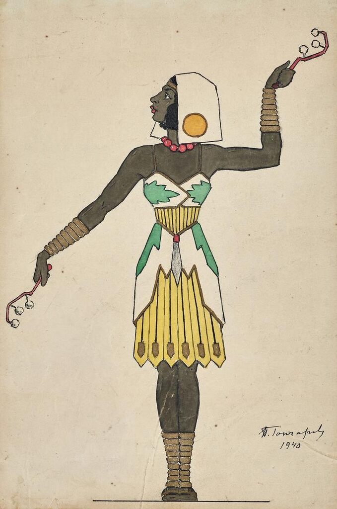 Costume Study for Aida