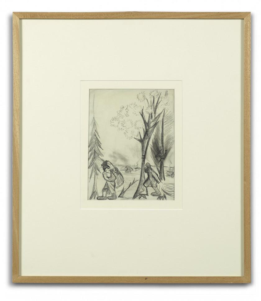 Study for Collecting bundles in winter