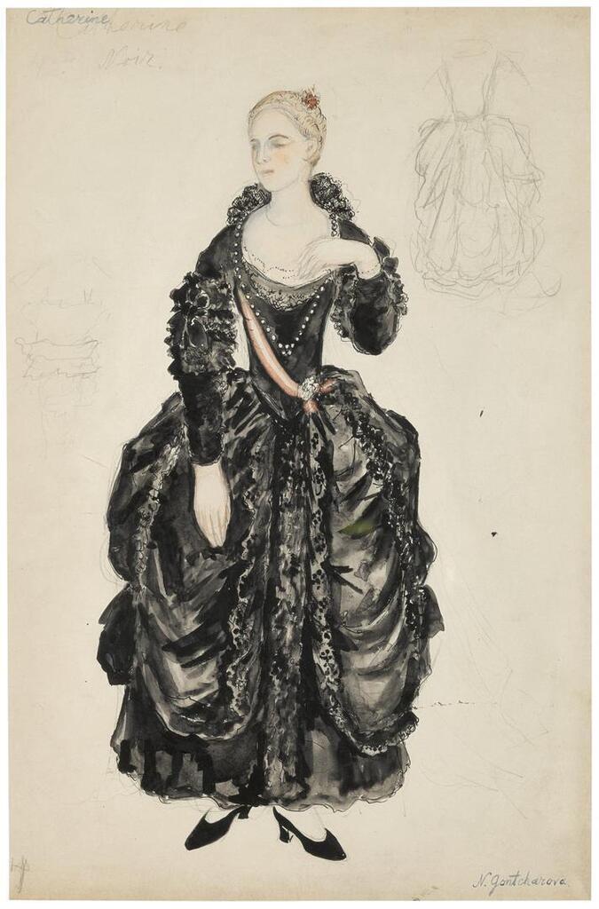 Costume Design for Catherine in La Petite Catherine