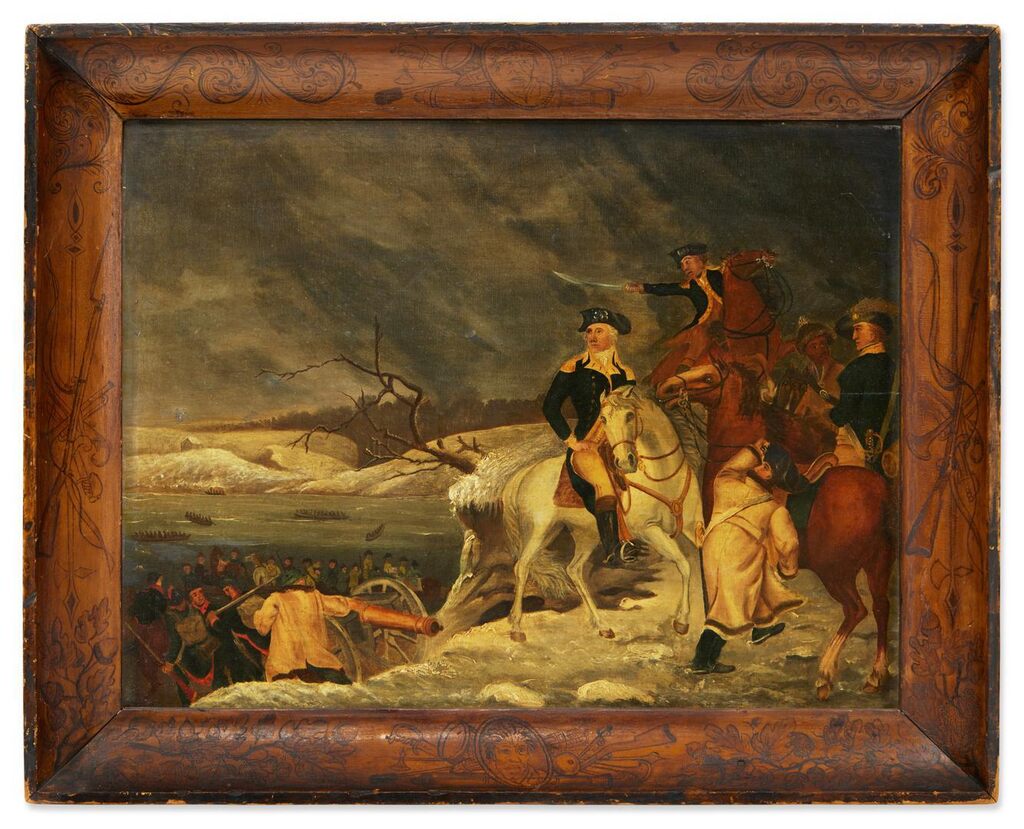 Washington Passing the Delaware