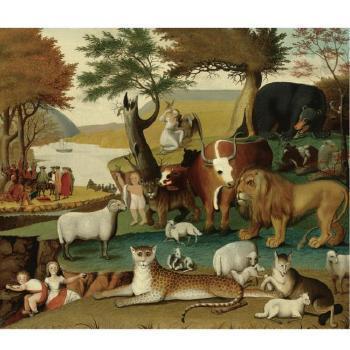 The Peaceable Kingdom With The Leopard Of Serenity