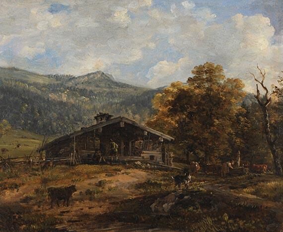 Sonniger Herbsttag auf der Alm