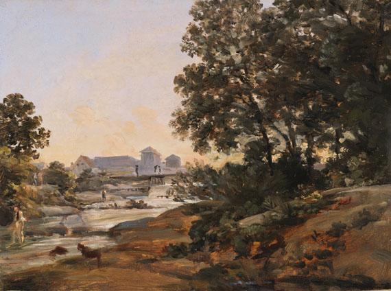 Praterinsel mit Isarbett, München