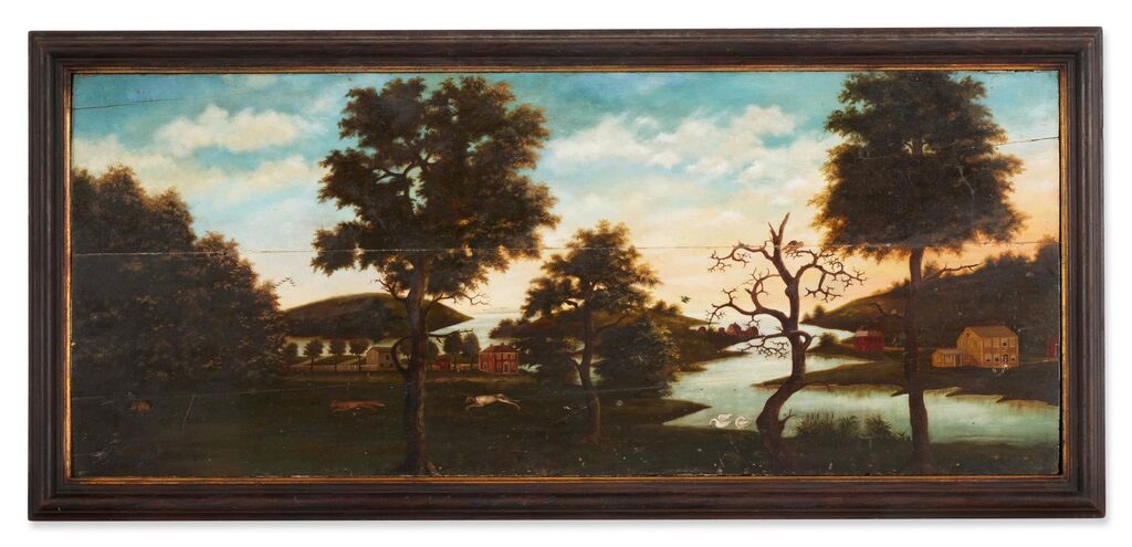 An Overmantel for Reverend Putnam, Minister of the Congregational Church, Pomfret, Connecticut