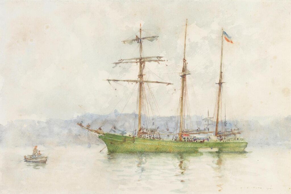 Portrait of a barquentine