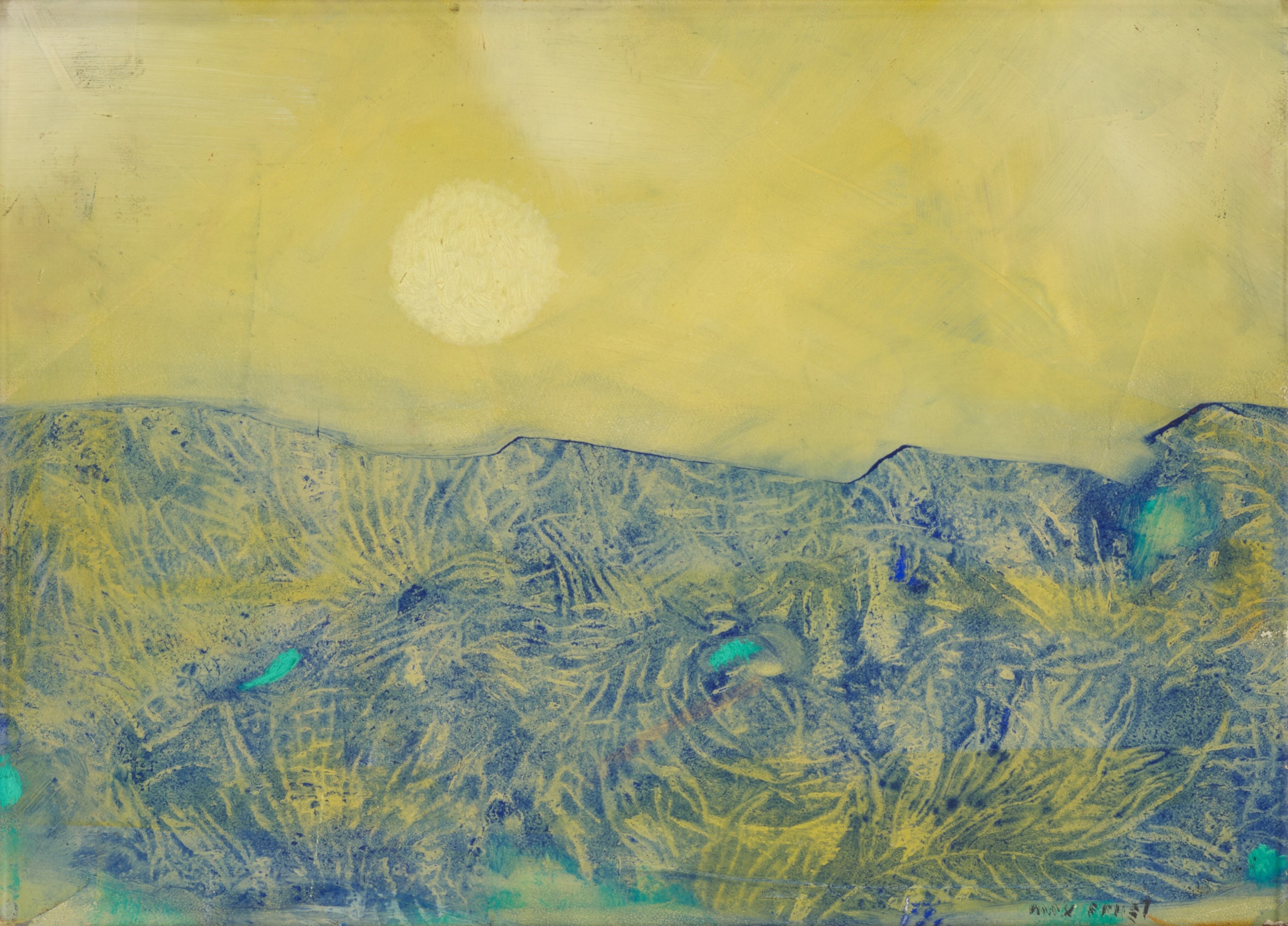 Paysage jaune