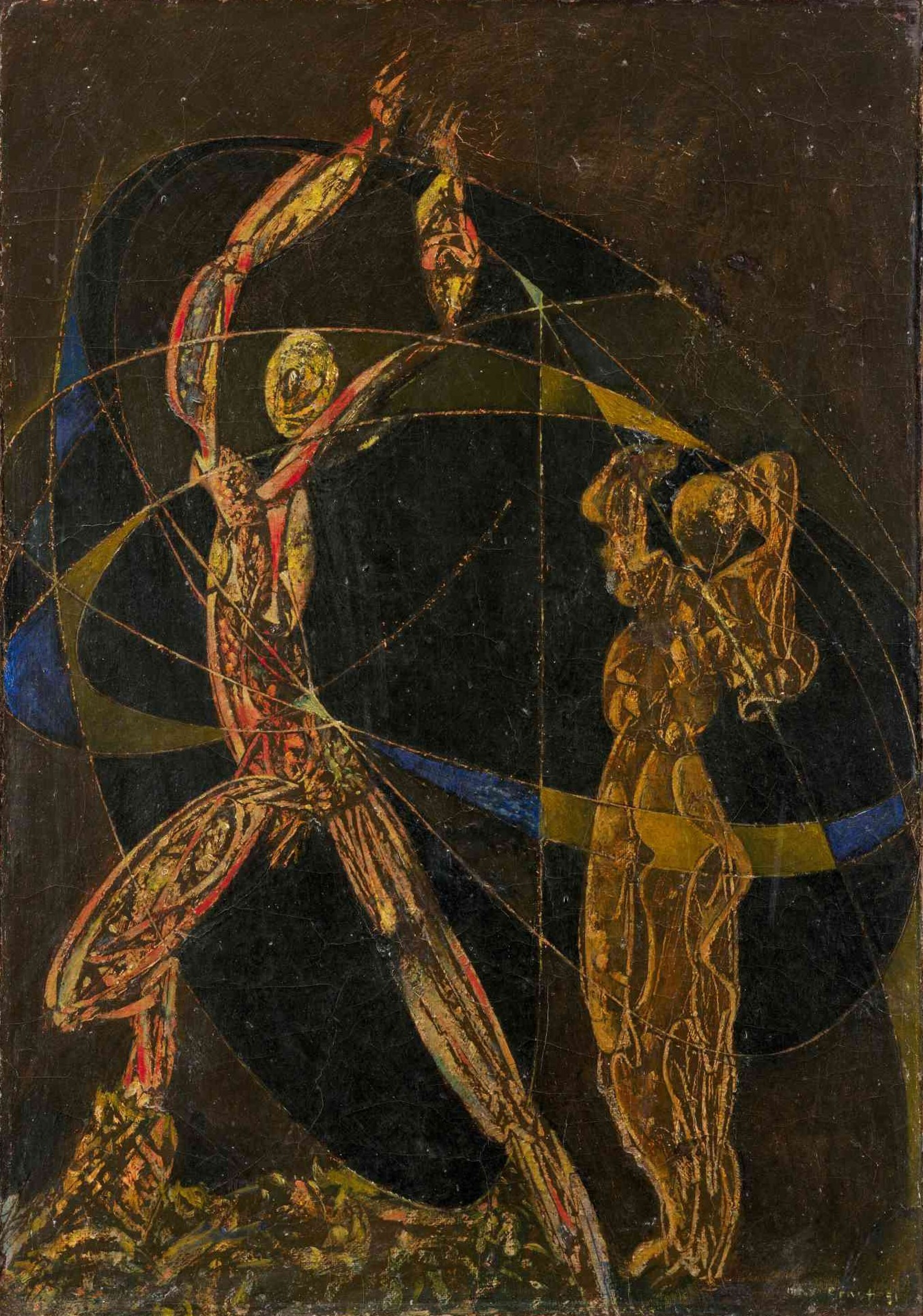 Dancers under the starry sky
