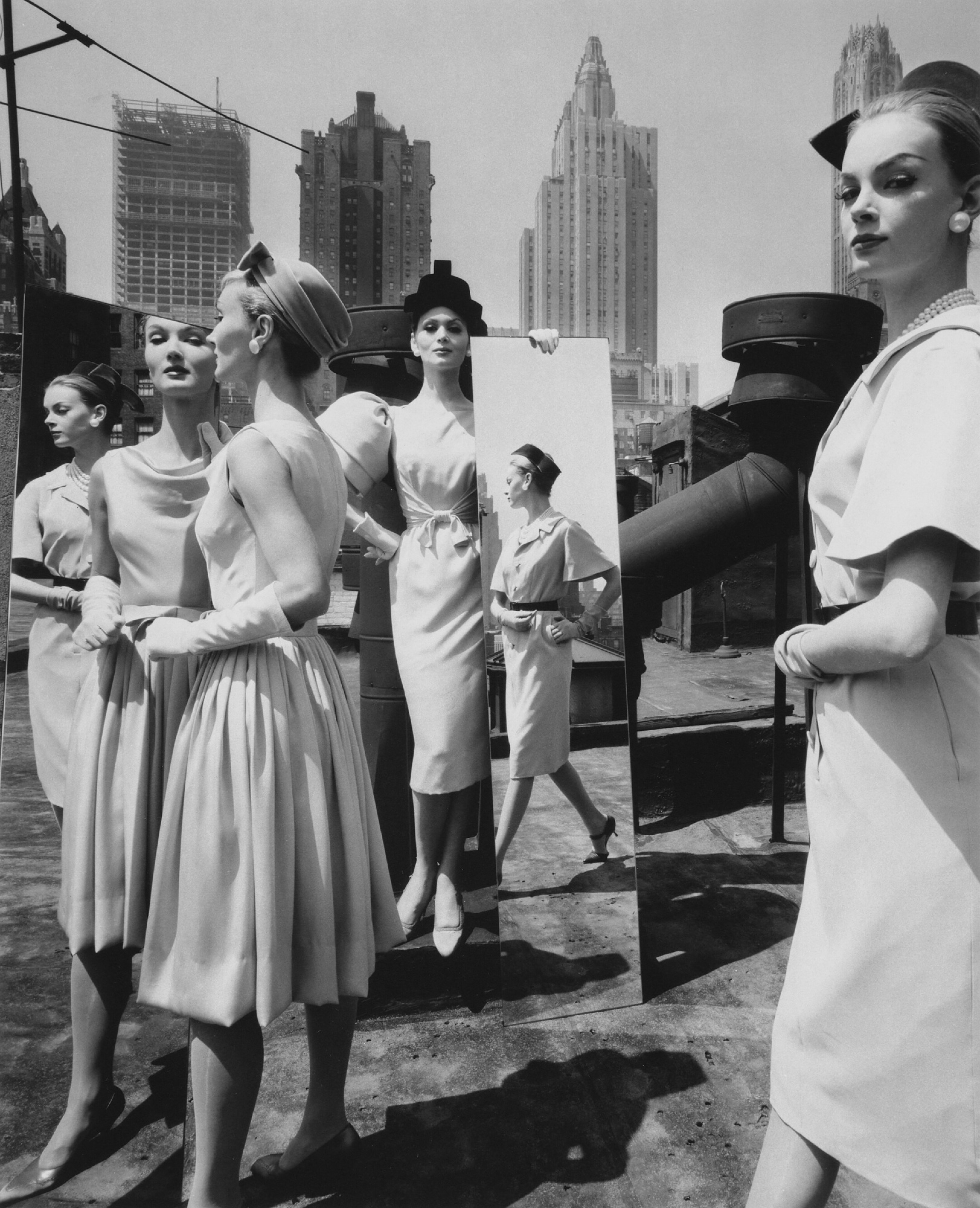 Evelyn + Isabella + Nena + Mirrors, New York (Vogue)