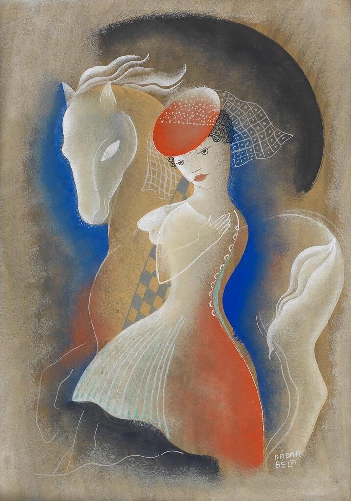 Lady with a horse