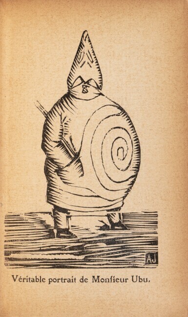 Ubu Roi. Paris, 1896. Edition originale. Ex de Catulle Mendès. Jointe : une carte de visite