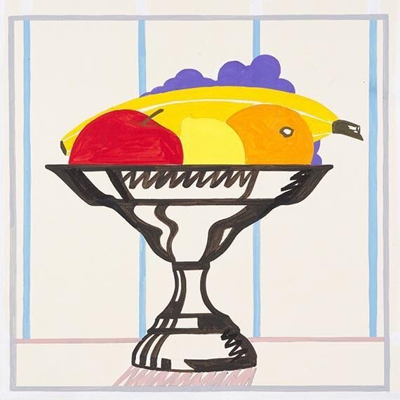 Study for Metal Compote and Fruit