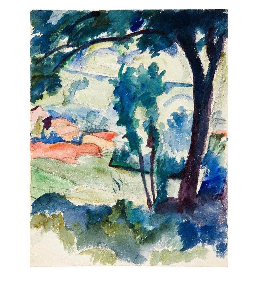 Landschaft bei Stampa