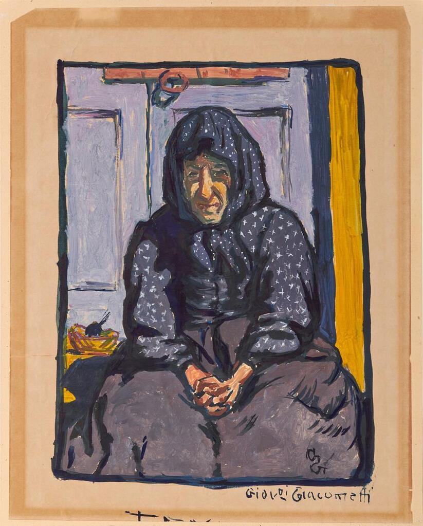 Sitzende alte Frau (La Vecchia)