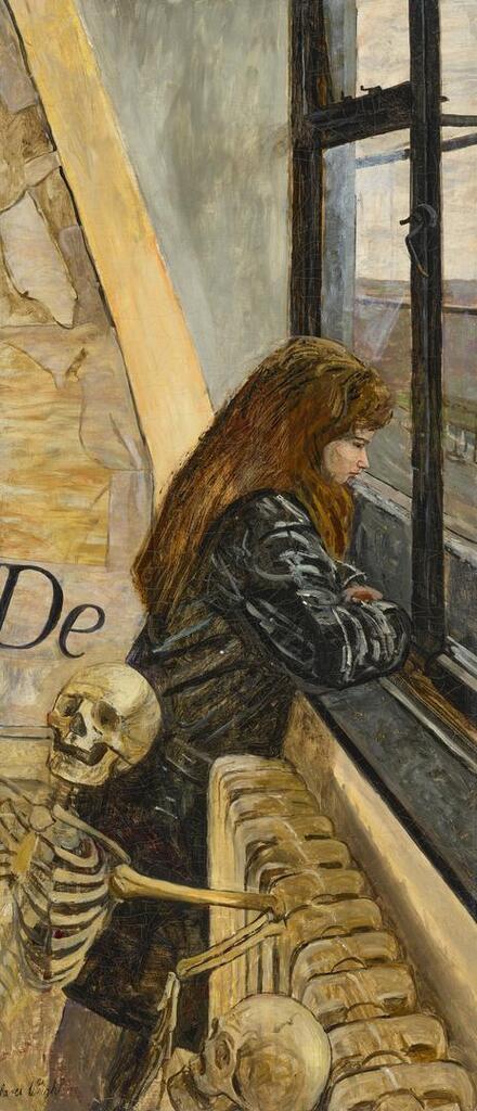 Girl with Skeletons