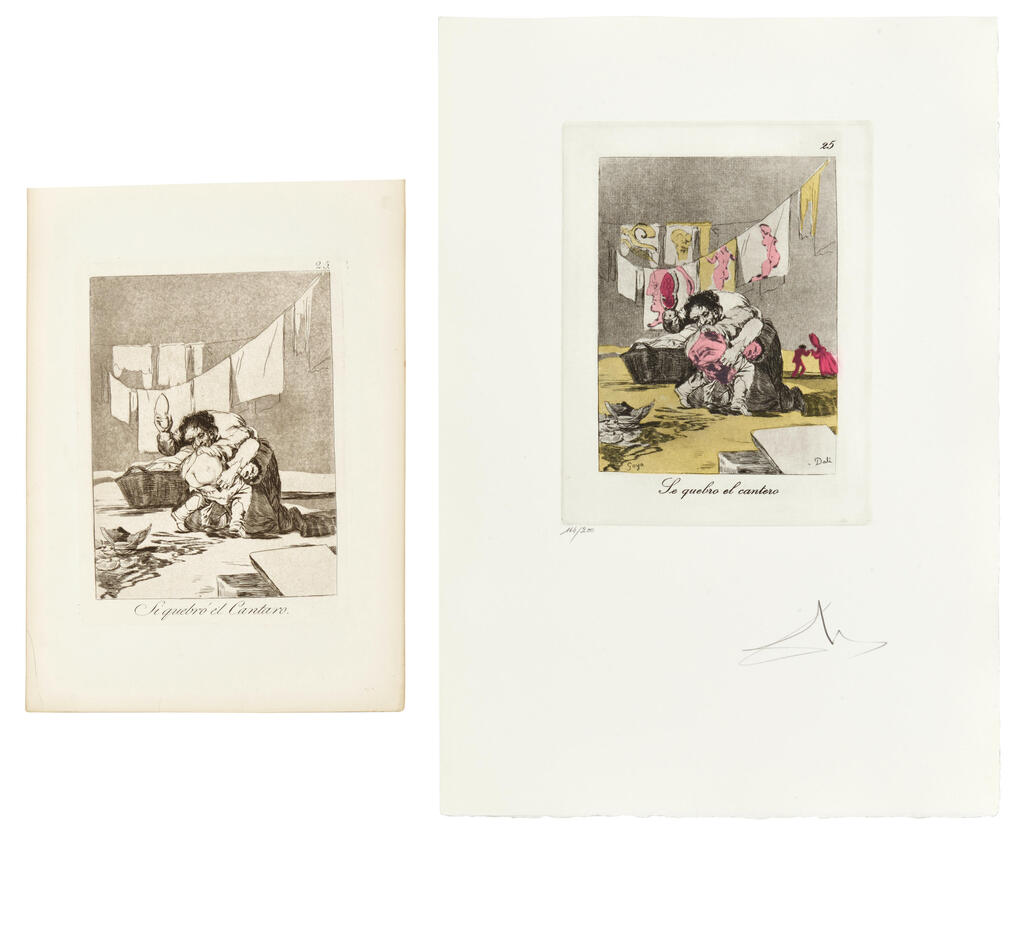 Plate 25, Se quebro el cantero from Les Caprices de Goya; FRANCISCO GOYA