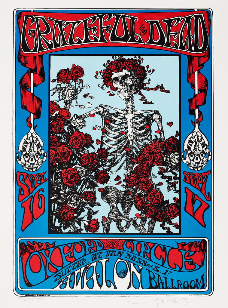 Grateful Dead: Limited Edition Lithograph of FD-26