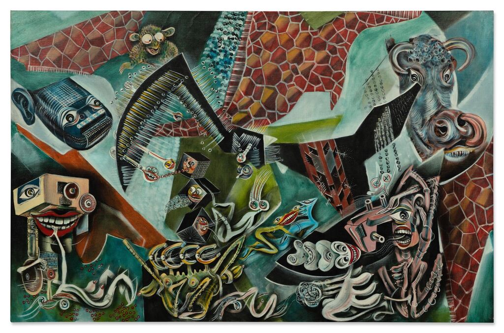 The Temptation of St. Anthony by a Remington