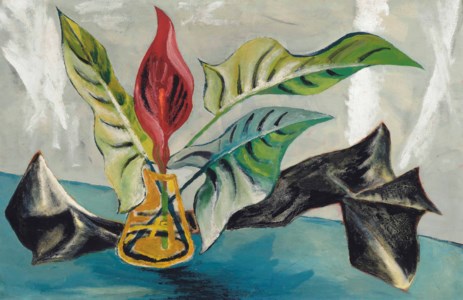 Leaves in a jar