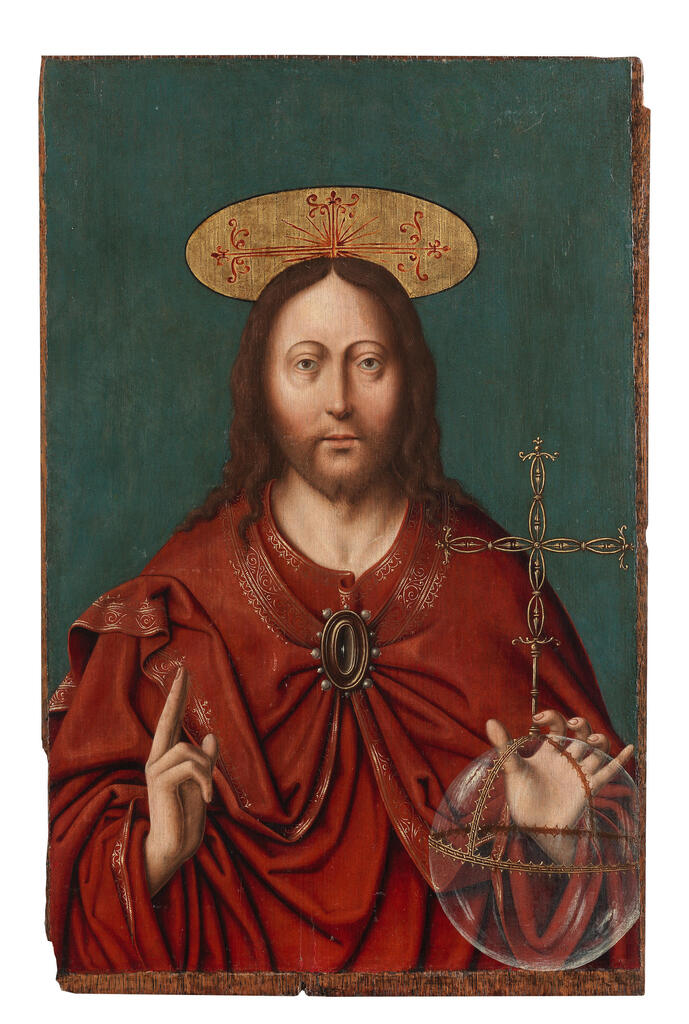 Salvator Mundi unframed