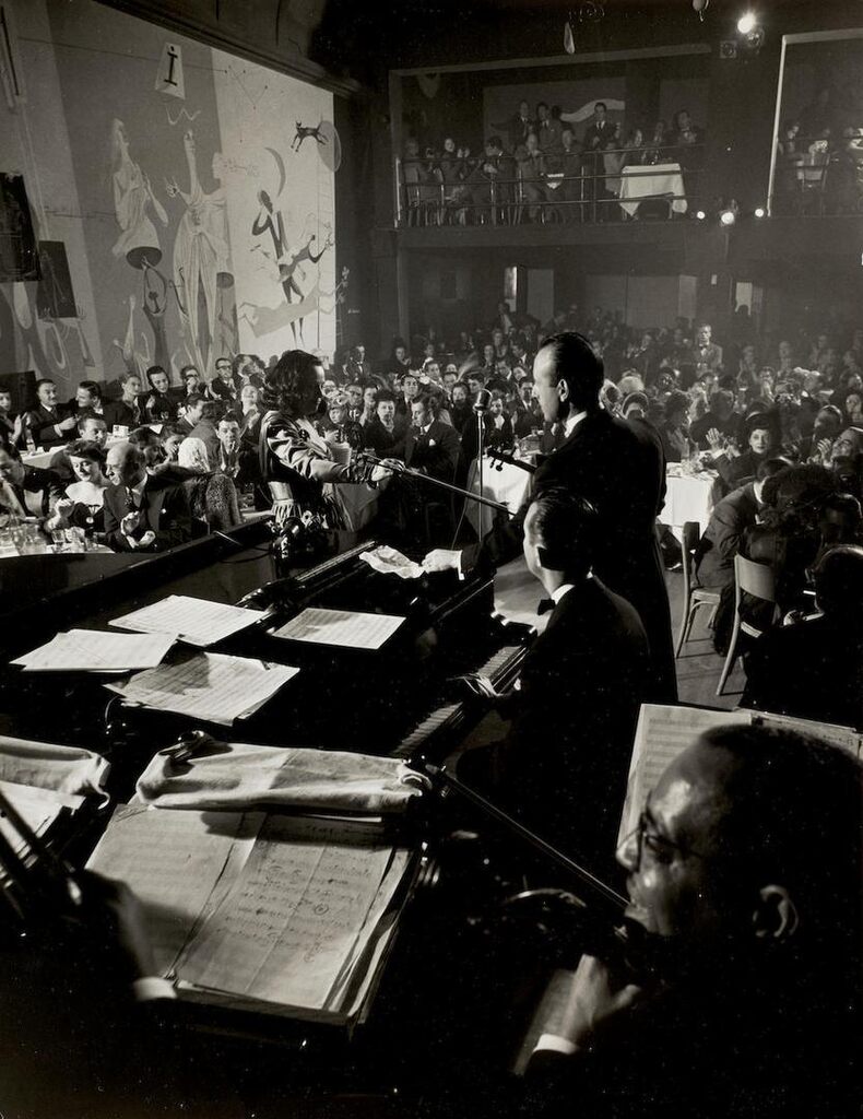 Lucienne Boyer Performing with Orchestra, Café Society Uptown, New York City