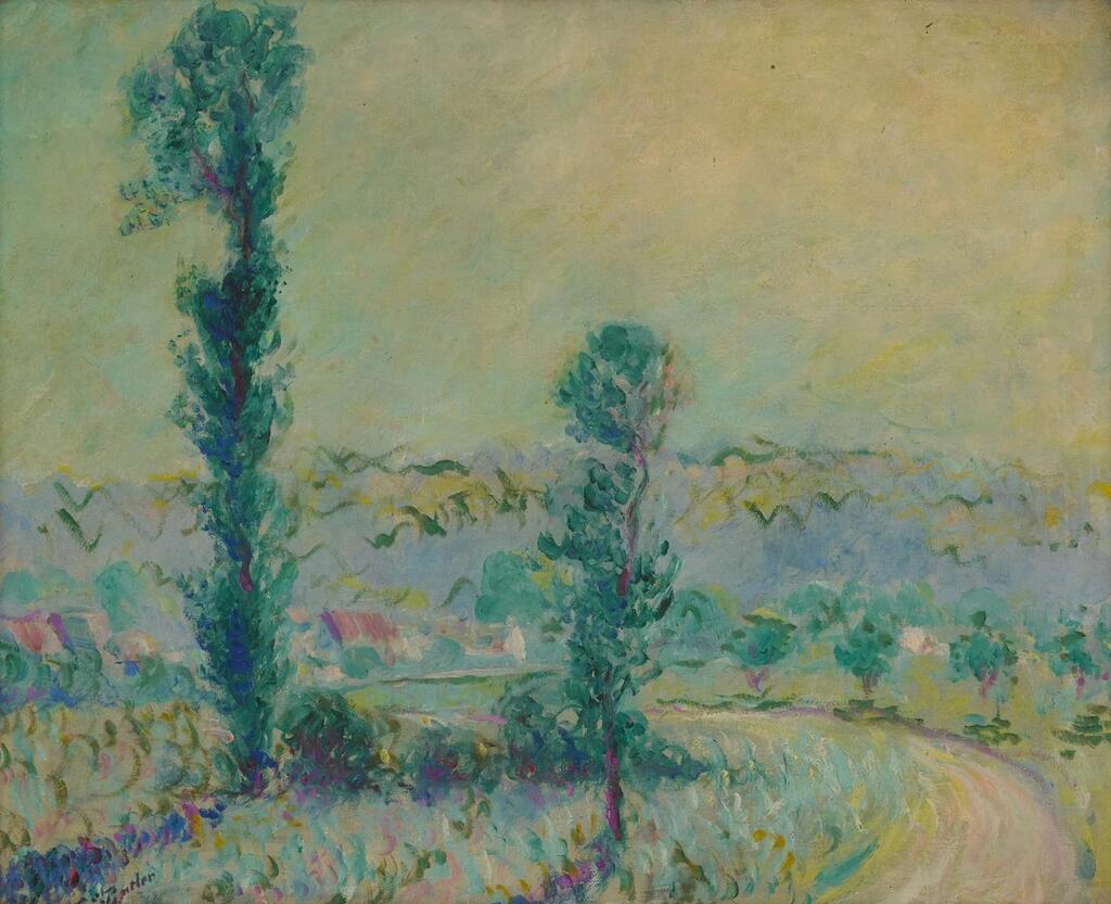 Un Petit chemin à Giverny par Vernon dans l'Eure