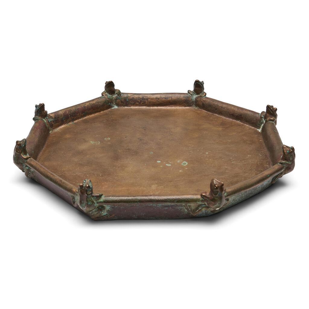 Maude Sherwood Jewett (1873-1953) Bronze Centerpiece